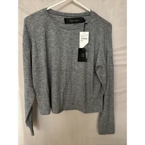 CODE X MODE Women’s Crewneck Short/Cropped Sweater Pullover Gray Size Medium NWT
